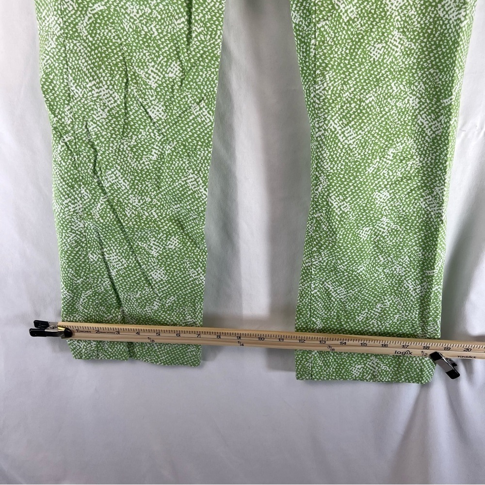 Charter Club Modern - Women’s Pants - Size 6 - Green and White Pattern - Picture 5 of 10